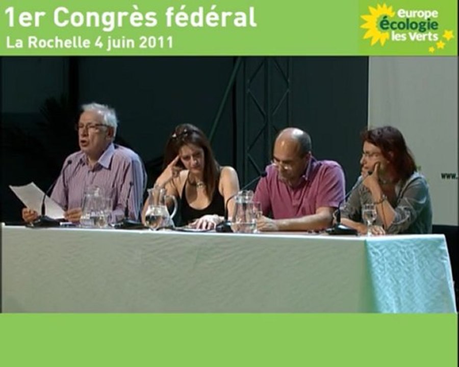 1er Congrès fédéral - Partie 7 - Présentation du programme des débats et votes