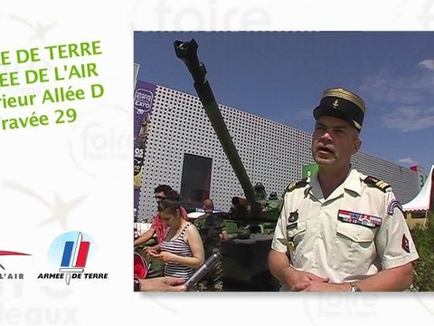 Interview et présentation de l'Armée de Terre et l'Armée de l'Air