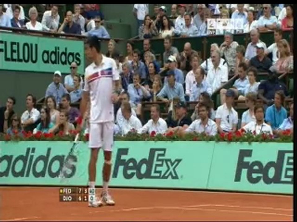 Federer × Djokovic set 2 part 2