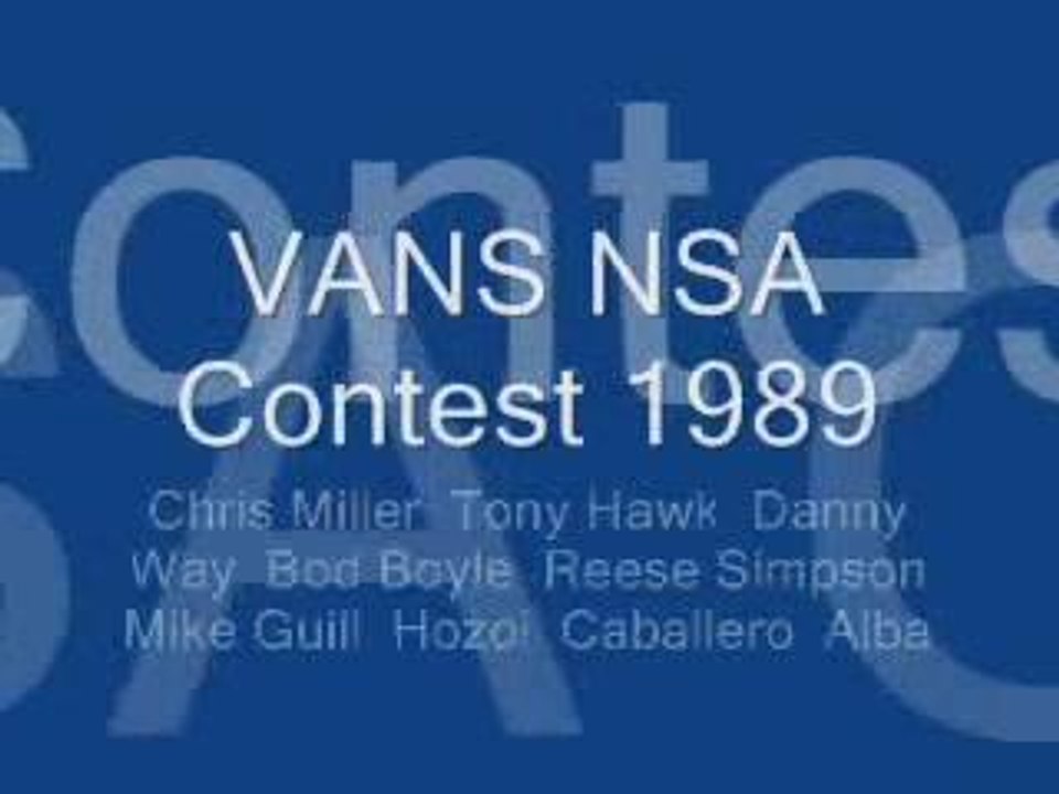 Vans nsa 1989
