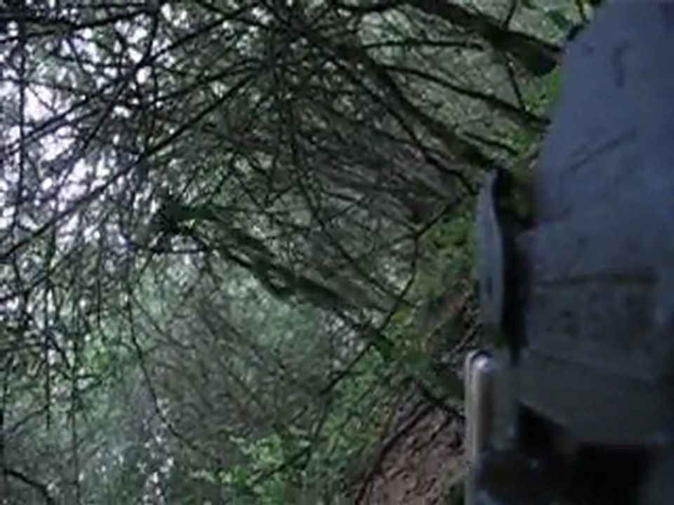 visite de notre terrain passage au ras du sol