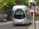 Rame Citadis 302 du tramway de Lyon à la station Suchet sur la ligne T1