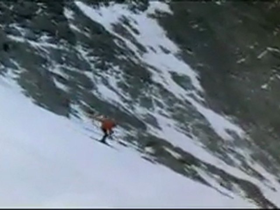 Skiing down Mount Everest