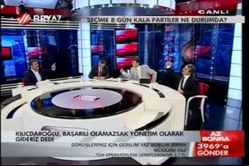 Beyaz TV'de Mehmet Faraç ve Serdar Arseven birbirine küfürler yağdırdı.