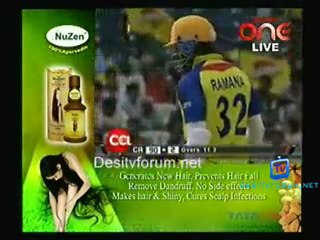 Karnataka Bulldozers vs Chennai Chennai Rhinos Inning over12