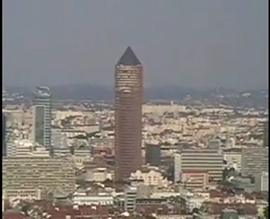La ville de Lyon vue depuis Fourvière