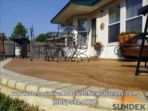 Stained Concrete New Orleans LA Acid Stain Flooring Mandeville