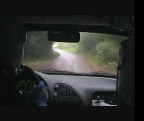 Rallye de la Luronne (David BROT / Willy ANDRE) - ES 5 sous la pluie