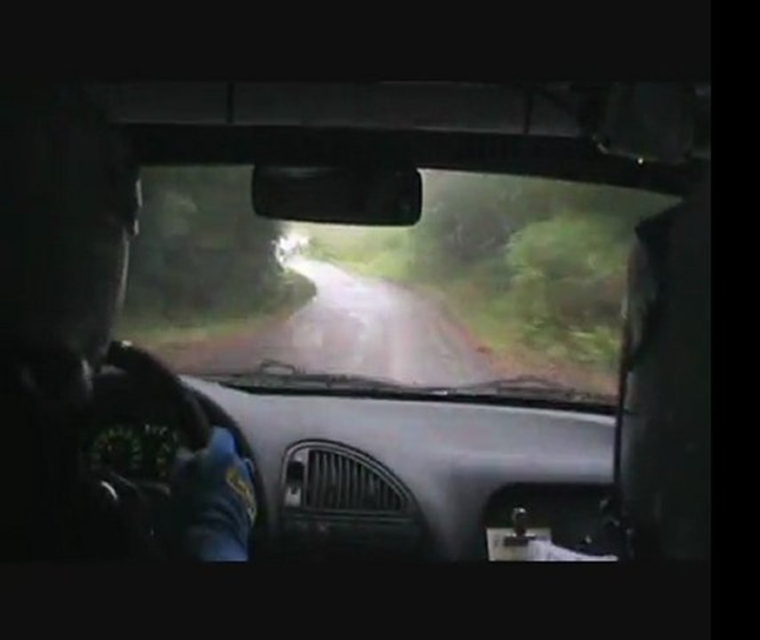 Rallye de la Luronne (David BROT / Willy ANDRE) - ES 5 sous la pluie