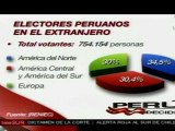 Perú: 750 mil habilitados para votar en el exterior