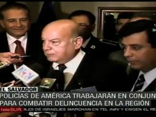 Firman convenio para cooperación de policías de América