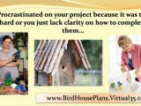 Bird House Plans - Bird House Building the Easy Way - bird house designs