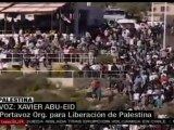 Ejército israelí dispara a manifestantes desarmados