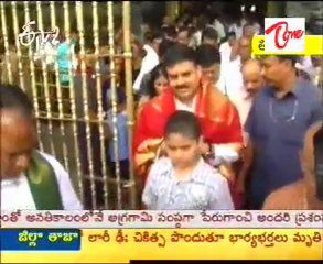 Nadendla Manohar Visits Tirumala After Elected As Speaker
