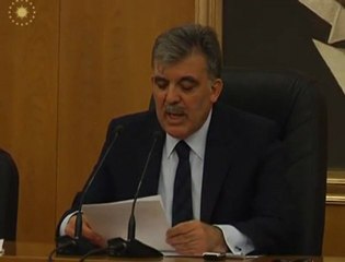 Cumhurbaşkanı Gül'ün, Polonya'ya giderken Atatürk Havalimanı’nda yaptığı açıklama