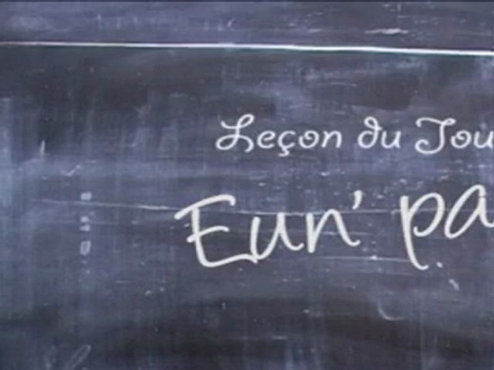 Leçon de Patois chti  de Guy Dubois "Païelle" sur Télé Gohelle