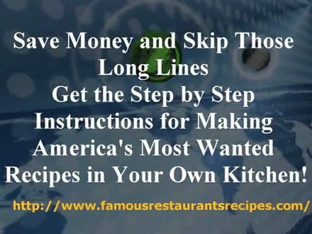 Top Secret Restaurant Recipes