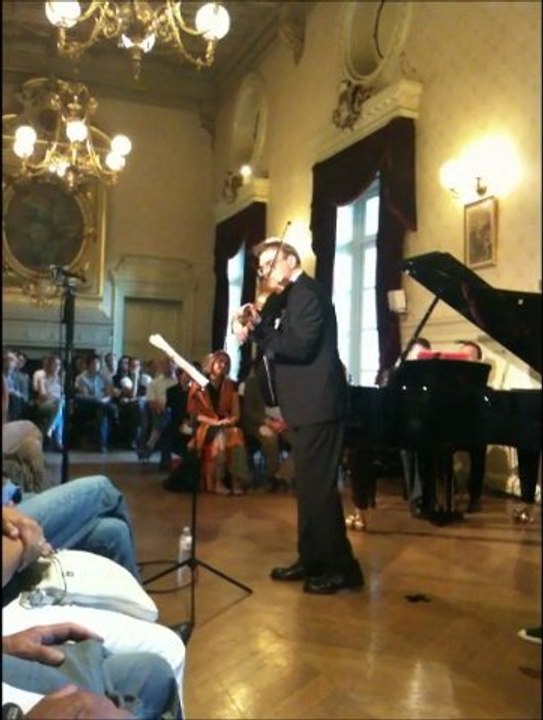 Méditation de Thais au Châtelet en juin 2011 par JM KERISIT (violon) et A SIRAT (piano)