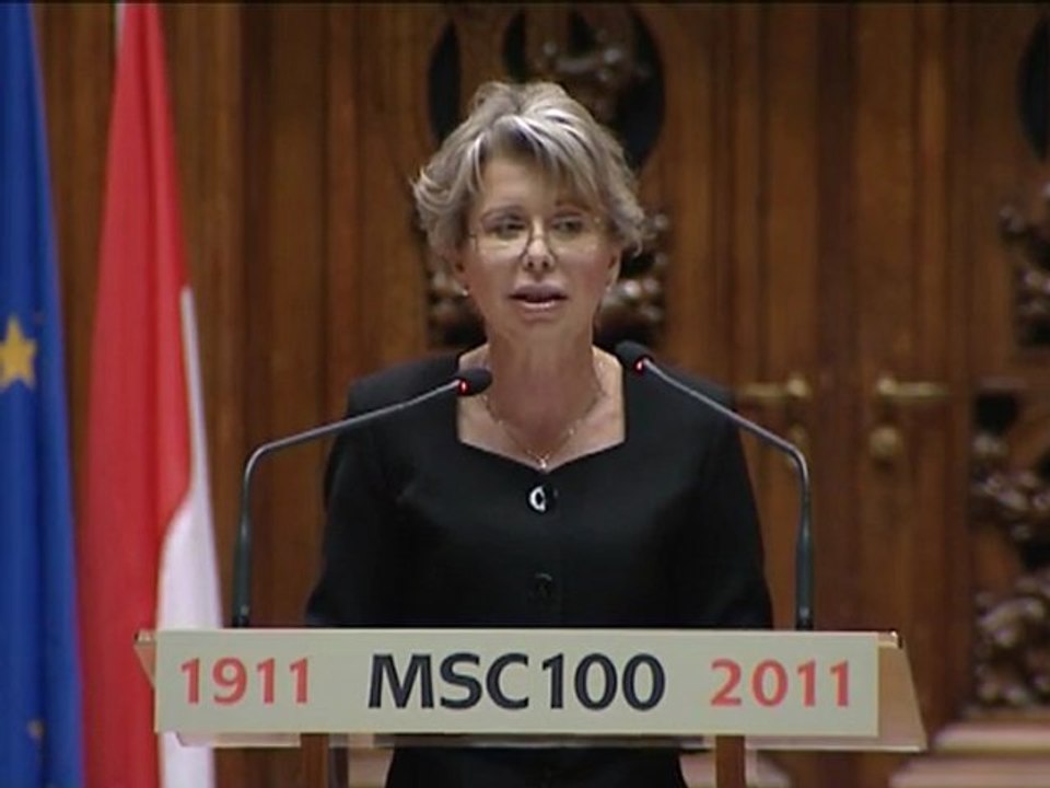 (Gb-3/6) Célébration du centenaire de l’attribution du prix Nobel de chimie à Marie Curie à la Sorbonne samedi 29 janvier 2011 Version anglaise 3/6