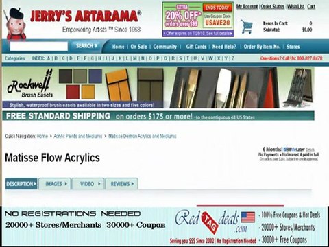 Jerrys Artarama Discount Coupons - Redtagdeals