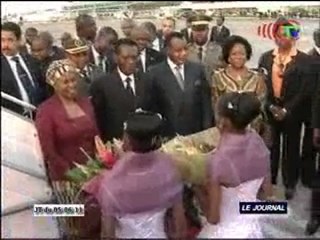Accueil du Président Obiang Nguema à Brazzaville