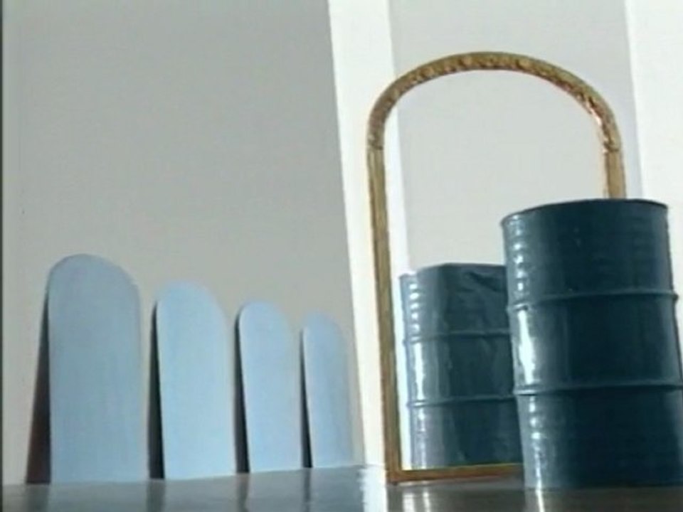 Etienne Bossut Exposition "Effets de miroir" 1989  Centre Elsa Triolet, Herblay