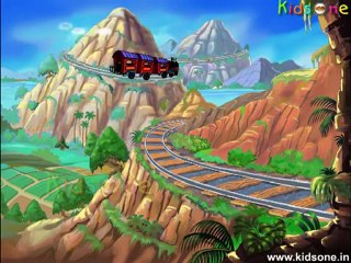 The Train High quality animated Rhymes (Zuck Zuck Ghadi Animated kidsone song)