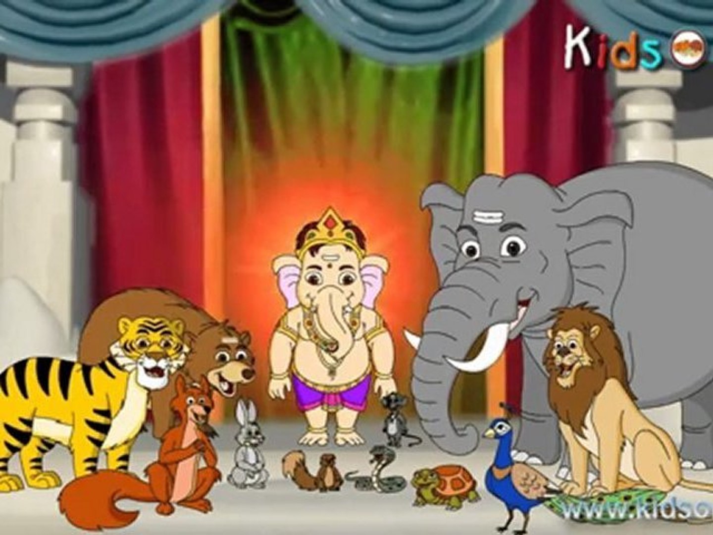 Lord Ganesh Animation (Happy Ganesh Chaturthi from kidsone) - video  Dailymotion