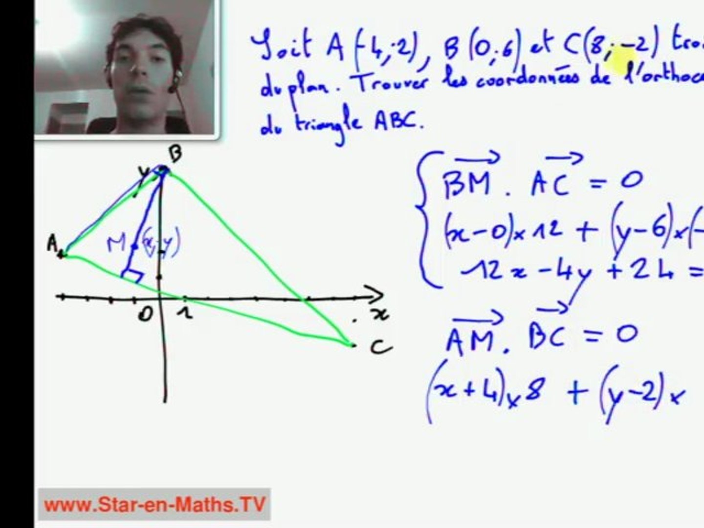 1ere S Orthocentre D Un Triangle Video Dailymotion
