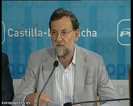 Rajoy asegura que los datos son terribles