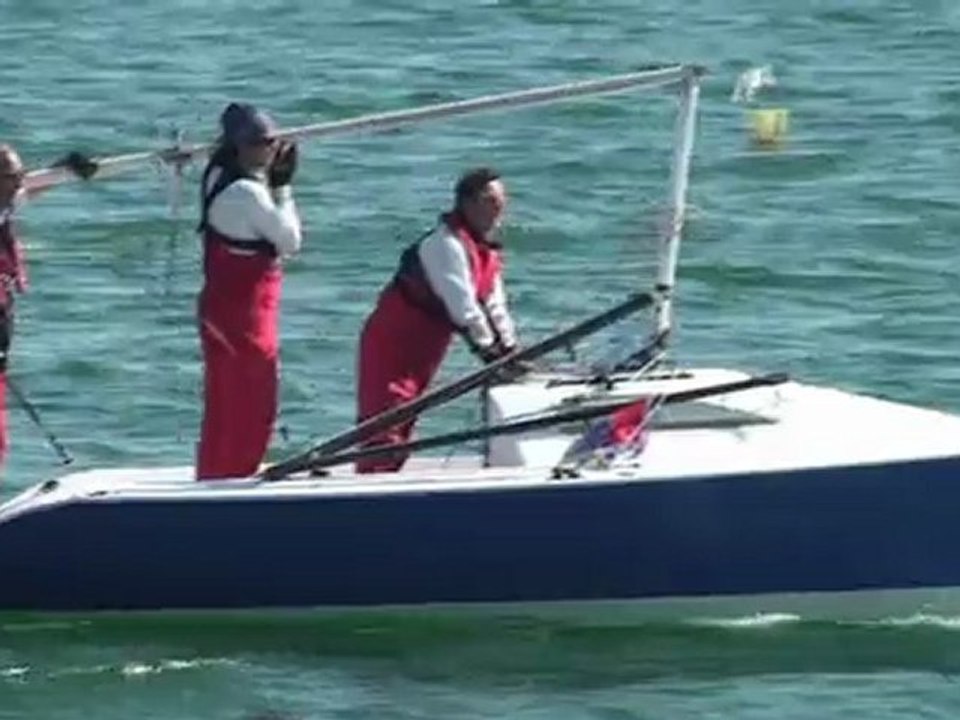 Première journée de régate au Championnat de France Intersérie des Croiseurs Légers, le 3 Juin au Lac d’Orient.