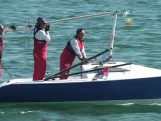 Première journée de régate au Championnat de France Intersérie des Croiseurs Légers, le 3 Juin au Lac d’Orient.