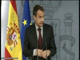 Zapatero satisfecho con el dato de la EPA