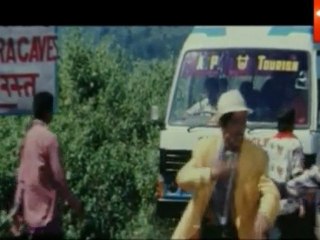 COmedy SCene - Brahmi as Guide - showing borra caves to Kallu Chidambaram