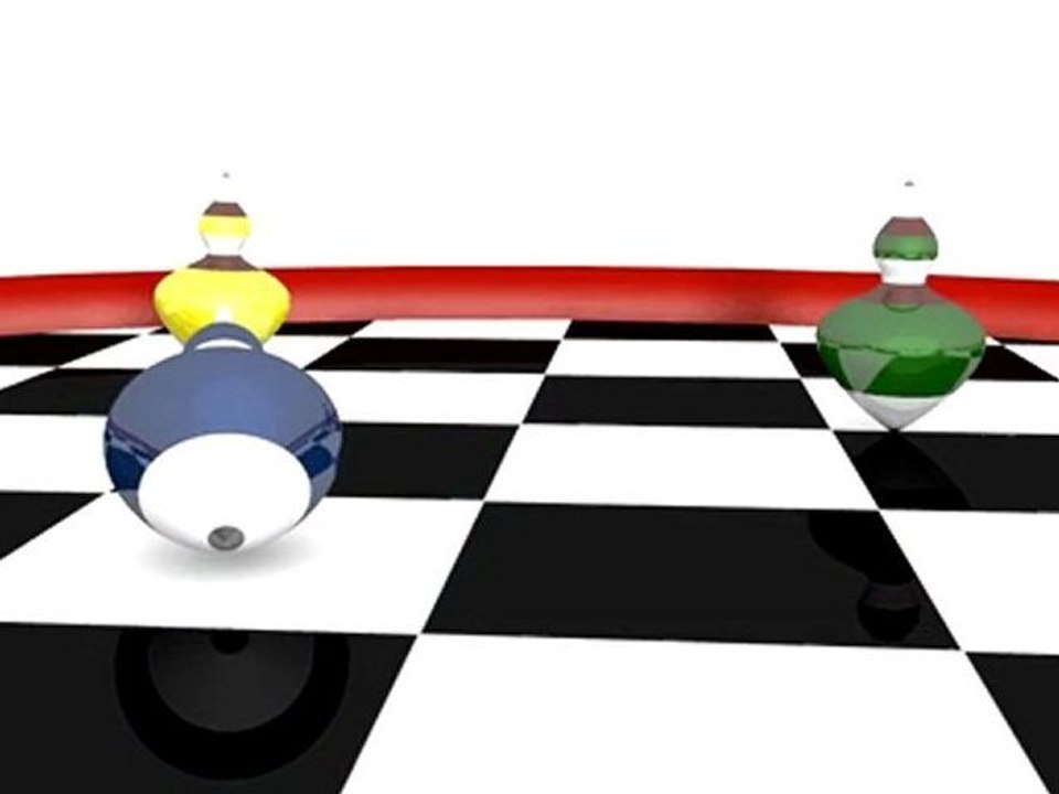 Toupies et physique avec Cinema4D R12