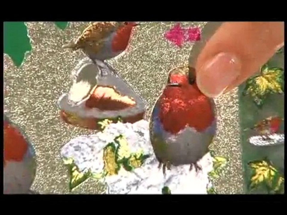 Fabriquer sa décoration de Noël avec les cartes 3D