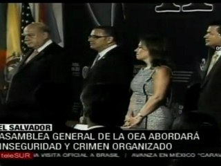 Sesiona en El Salvador, 41 Asamblea de la OEA