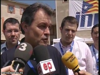 Artur Mas arremete contra el PSC y el PP