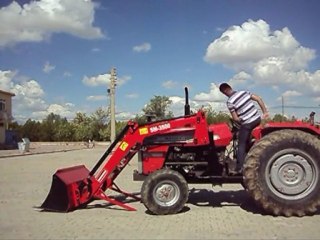 massey fergusson traktöre portatif ön yükleyici kepçe