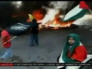 Refugiados paletinos protestan por violencia en Altos Golán