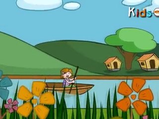 Row Row Row Your Boat - Kids Rhymes - English Animated Rhymes