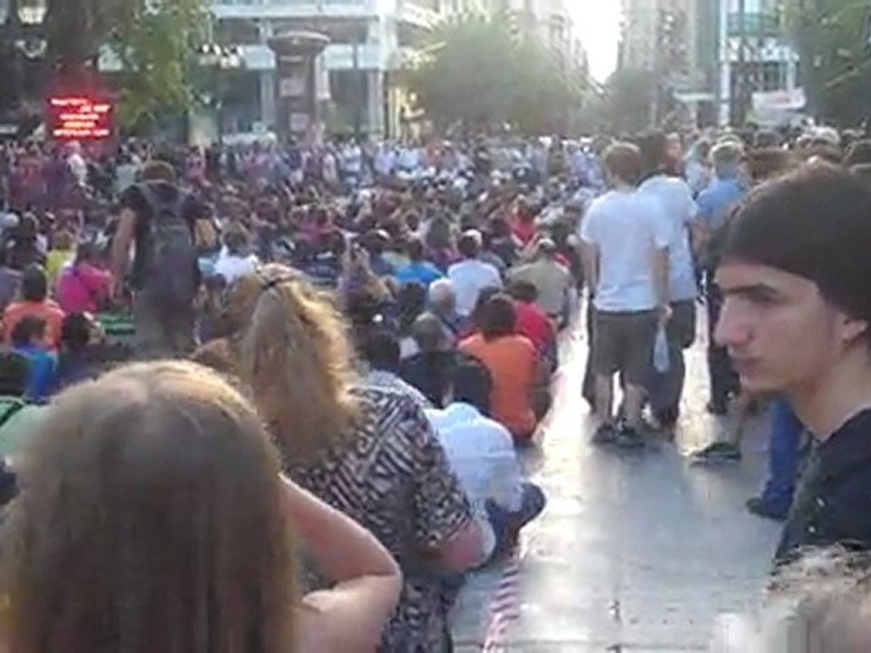 Ομιλία Σύνταγμα Αγανακτισμένοι 13η μέρα