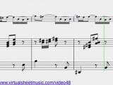 Johann Sebastian Bach's Concerto in A Minor, Violin and Piano Sheet Music - Video Score