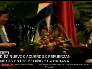 Cuba y China firman diez acuerdos de cooperación