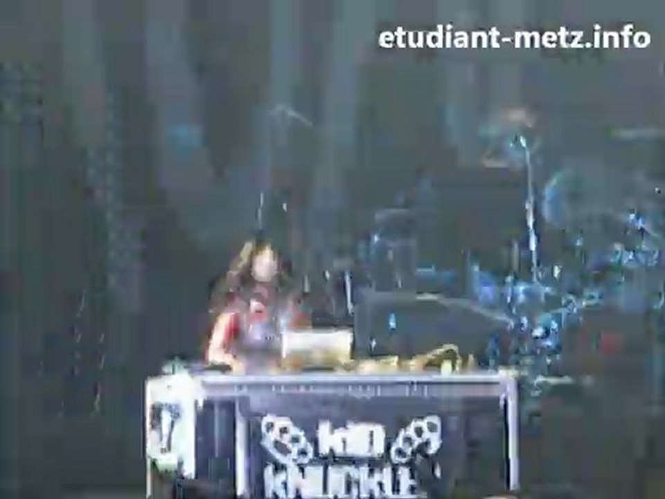 Dj Kid Knuckles première partie Korn - Rockhal juin 2011