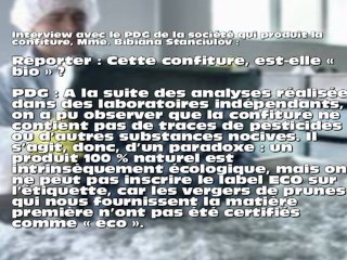 interview sur la confiture bio