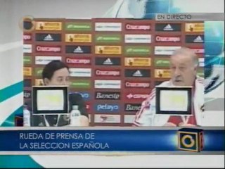 La Roja en rueda de prensa