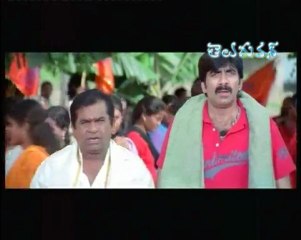 Raviteja And Brahmanandam At Krishna River - Comedy Scene