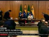 Brasil y Venezuela firmaron convenios binacionales