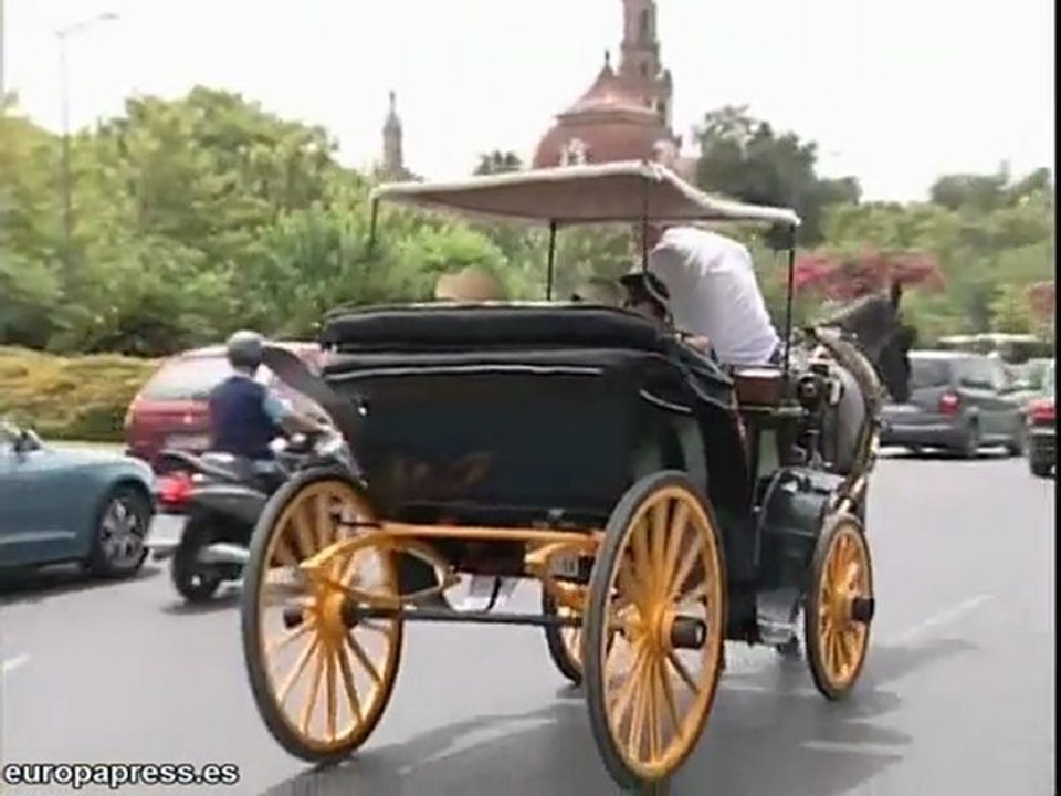 Altas temperaturas en Sevilla